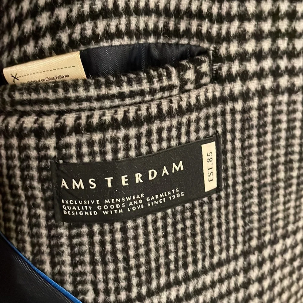 Scotch & Soda Houndstooth Coat - Picture 2 of 2